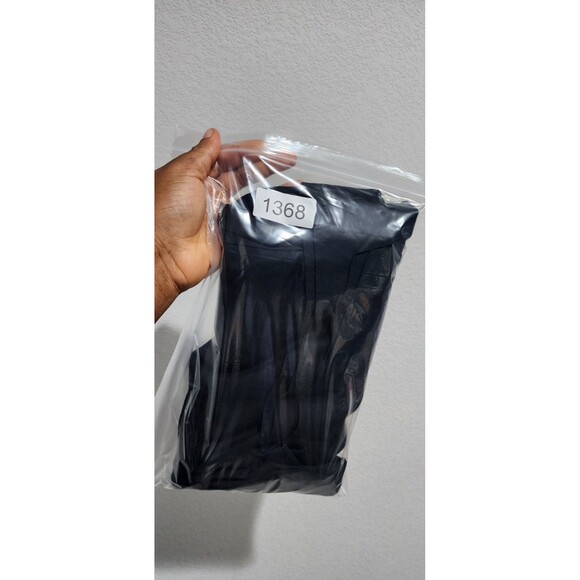 Lauren Ralph Lauren Womens Cropped Pants Sz Large Black Linen Blend Pull On - Picture 14 of 14